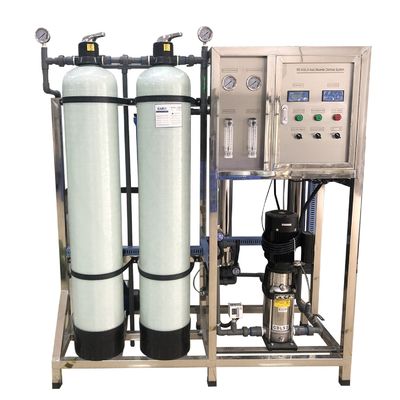 Sistema auto industrial de la filtración de la máquina de la purificación del RO de la planta de filtrado del tratamiento de aguas de la ósmosis reversa 500L/H pequeño